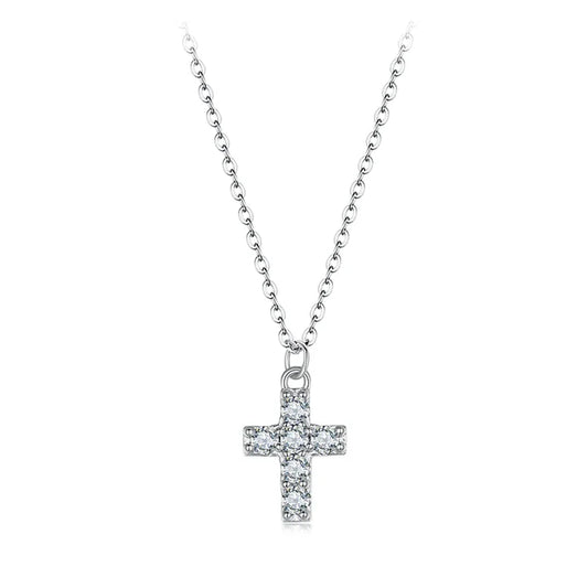 Weis Gold Steinchen Kette